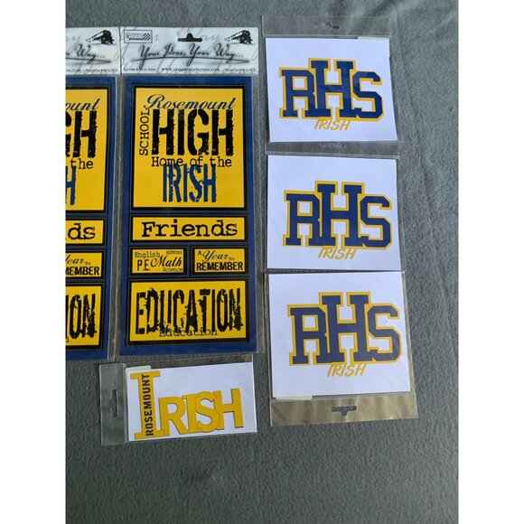 Rosemount High School Irish Stickers & Decals Assorted School Spirit Designs - Picture 8 of 10